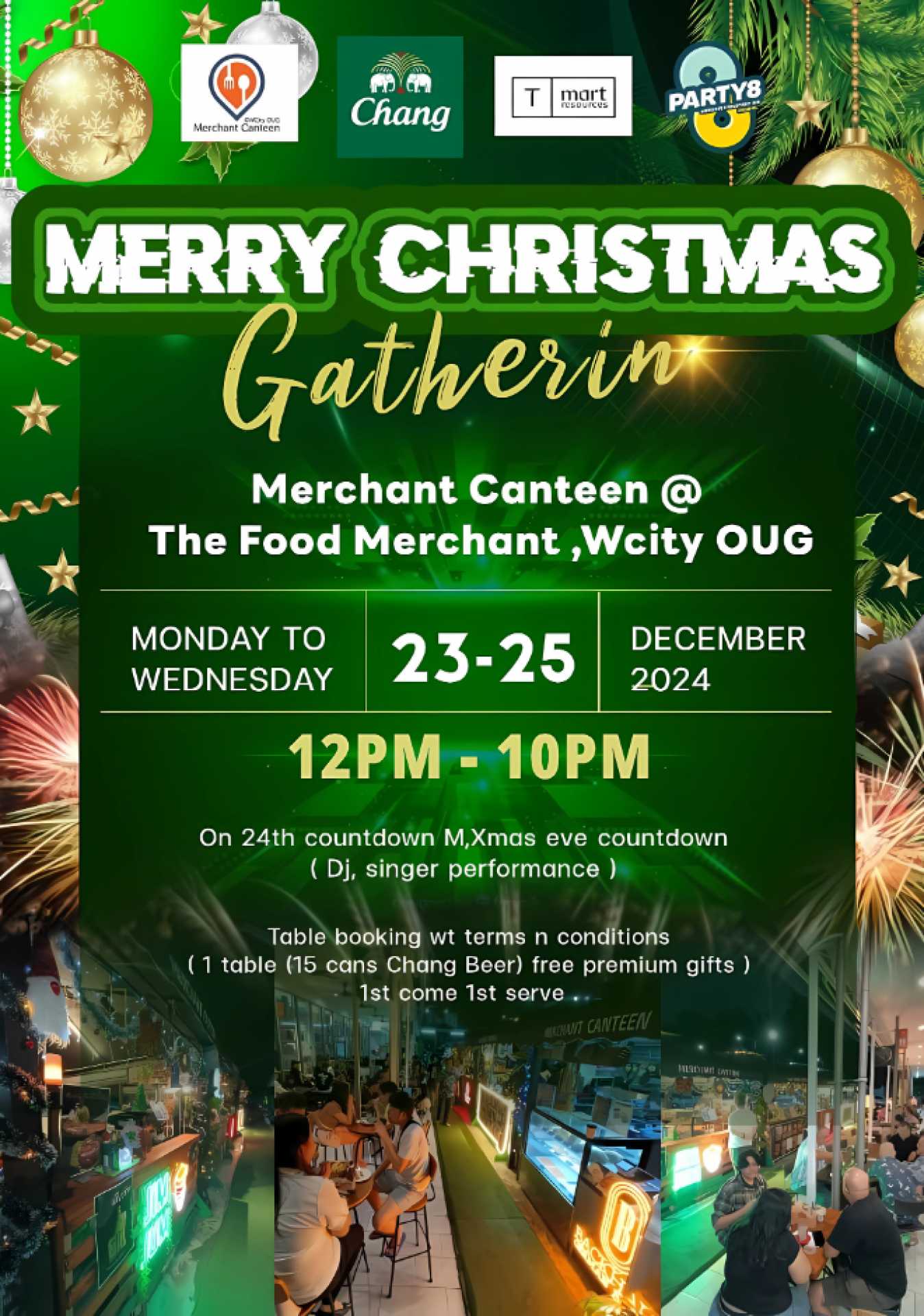 Merry Christmas Gathering at Merchant Canteen