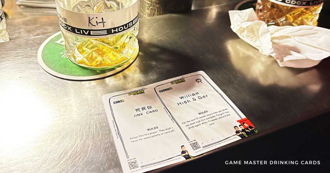 Game Master Drinking Cards