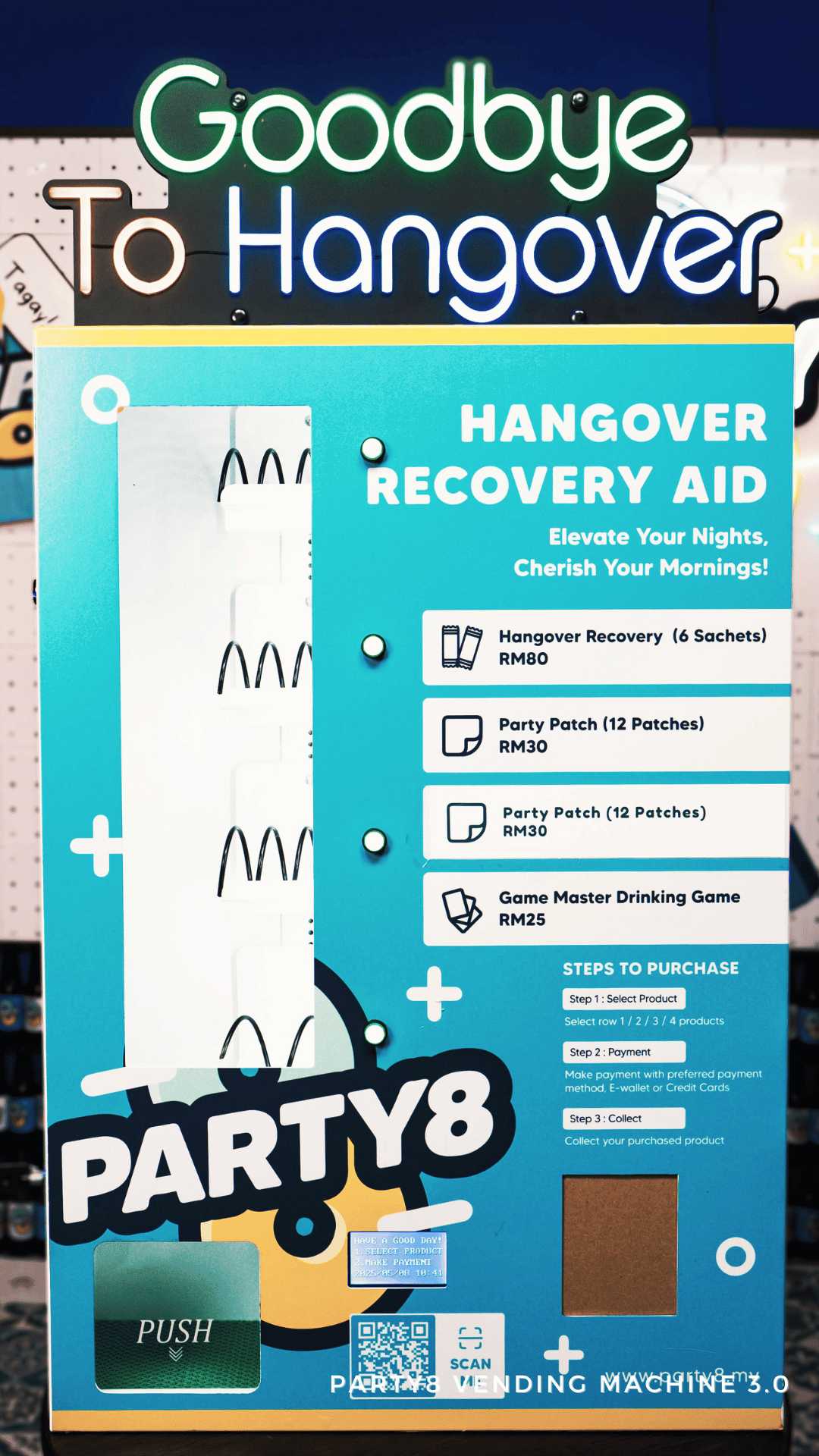 Party8 Vending Machine 3.0